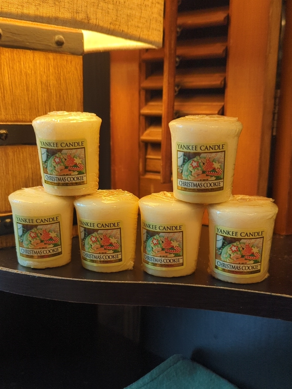 Yankee Candle Sampler Votive Christmas Cookie Vanilla Nutmeg Lot x 6 NEW NIP 💫